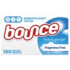 Bounce Free & Gentle Dryer Sheets, 180 Ct, Unscented