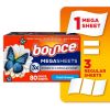 Bounce Mega Dryer Sheets, Fresh Breeze, 80 Count