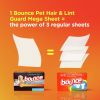 Bounce Pet Hair and Lint Guard Mega Dryer Sheets, Fresh Scent, 80 ct