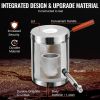VEVOR 6KG Propane Smelting Furnace Kit Melting Furnace Stainless Steel 2700 degree Fahrenheit