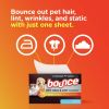 Bounce Pet Hair and Lint Guard Mega Dryer Sheets with 3X Pet Hair Fighters, Fresh Scent, 130 Count