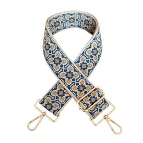 Embroidered Canvas Bag Shoulder Strap Accessories Replacement Strap (Option: 12color-5cm x135cm)