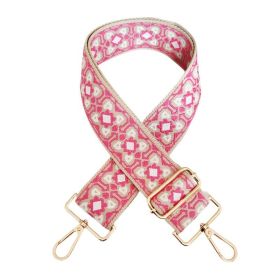 Embroidered Canvas Bag Shoulder Strap Accessories Replacement Strap (Option: 05color-5cm x135cm)