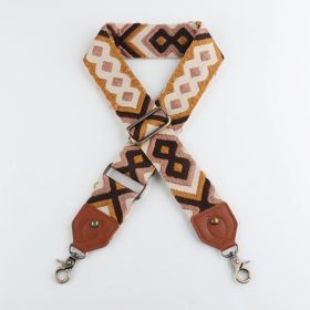 Retro Bag Strap 5CM Shoulder Crossbody Adjustable Replacement Shoulder Strap (Option: KJ182 A11 AP2 GT-Light Gold Button)