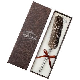 European Retro Feather Pen Gift Box (Option: SP008019GF Keet-0.5mm)