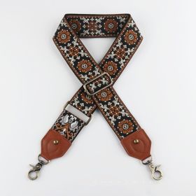 Retro Bag Strap 5CM Shoulder Crossbody Adjustable Replacement Shoulder Strap (Option: KJ242 AP2 GT-Light Gold Button)