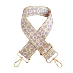 Embroidered Canvas Bag Shoulder Strap Accessories Replacement Strap (Option: 14color-5cm x135cm)