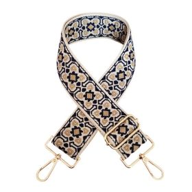 Embroidered Canvas Bag Shoulder Strap Accessories Replacement Strap (Option: 15color-5cm x135cm)