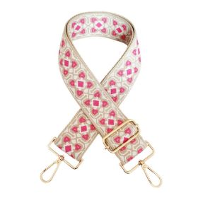 Embroidered Canvas Bag Shoulder Strap Accessories Replacement Strap (Option: 09color-5cm x135cm)