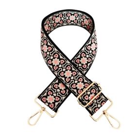Embroidered Canvas Bag Shoulder Strap Accessories Replacement Strap (Option: 06color-5cm x135cm)