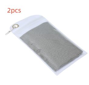 Mountaineering Bag Cooling Ice Feeling Cold Feeling Towel Ice-cold Towel (Option: Light Gray 2pcs-Rounded corners 30x90cm)