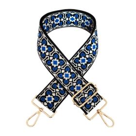 Embroidered Canvas Bag Shoulder Strap Accessories Replacement Strap (Option: 16color-5cm x135cm)
