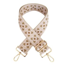 Embroidered Canvas Bag Shoulder Strap Accessories Replacement Strap (Option: 04color-5cm x135cm)
