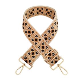 Embroidered Canvas Bag Shoulder Strap Accessories Replacement Strap (Option: 02color-5cm x135cm)
