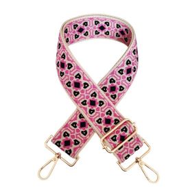 Embroidered Canvas Bag Shoulder Strap Accessories Replacement Strap (Option: 17color-5cm x135cm)