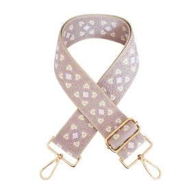 Embroidered Canvas Bag Shoulder Strap Accessories Replacement Strap (Option: 20color-5cm x135cm)